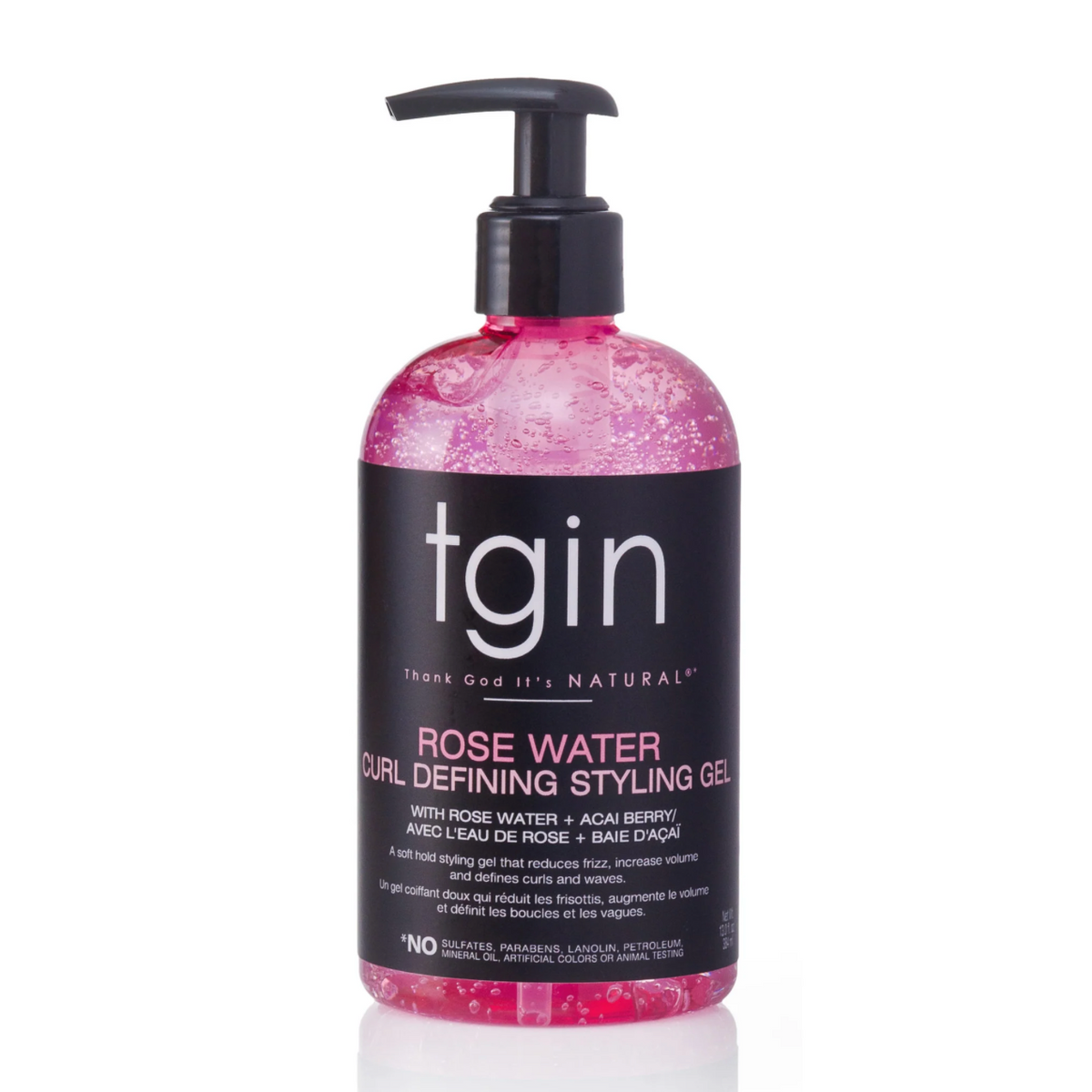 Tgin Rose Water Curl Defining Styling Gel 13oz