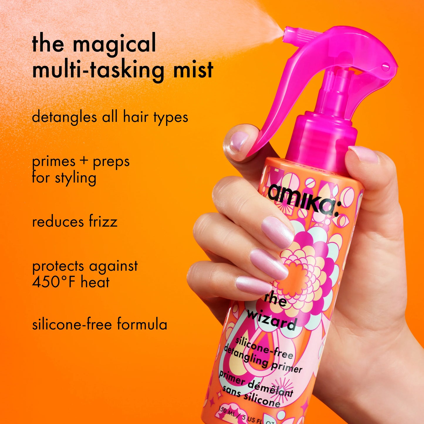 Amika The Wizard Silicone-Free Detangling Primer 150ml