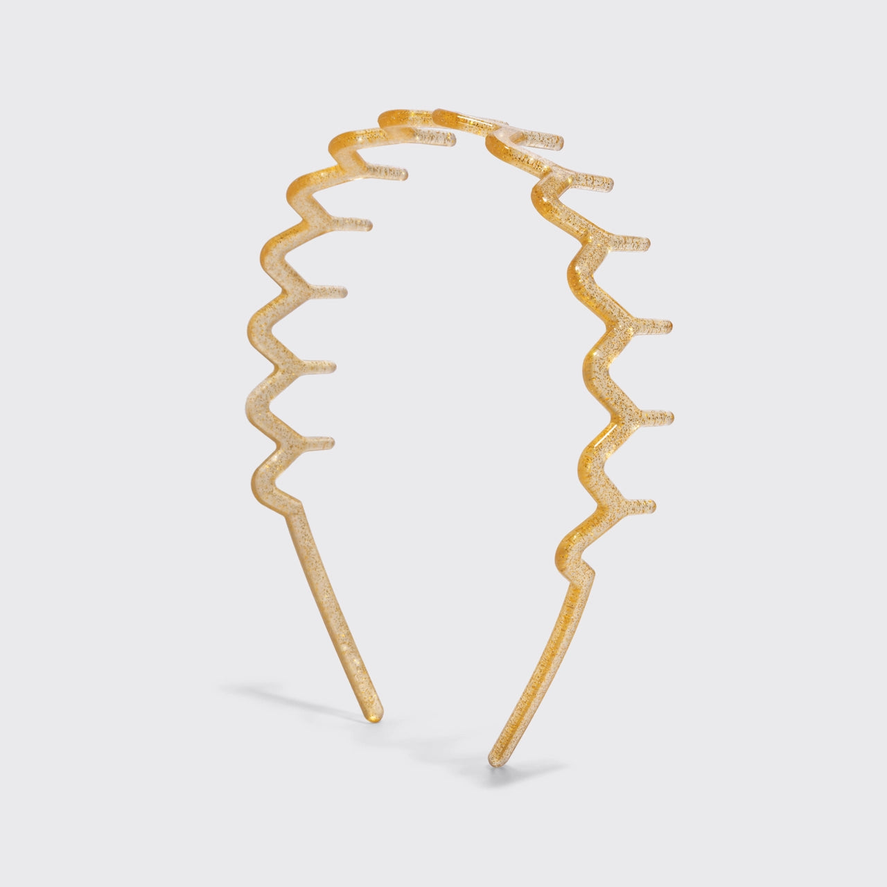 Kitsch Zig Zag Headband 2pc Set- Gold & Red
