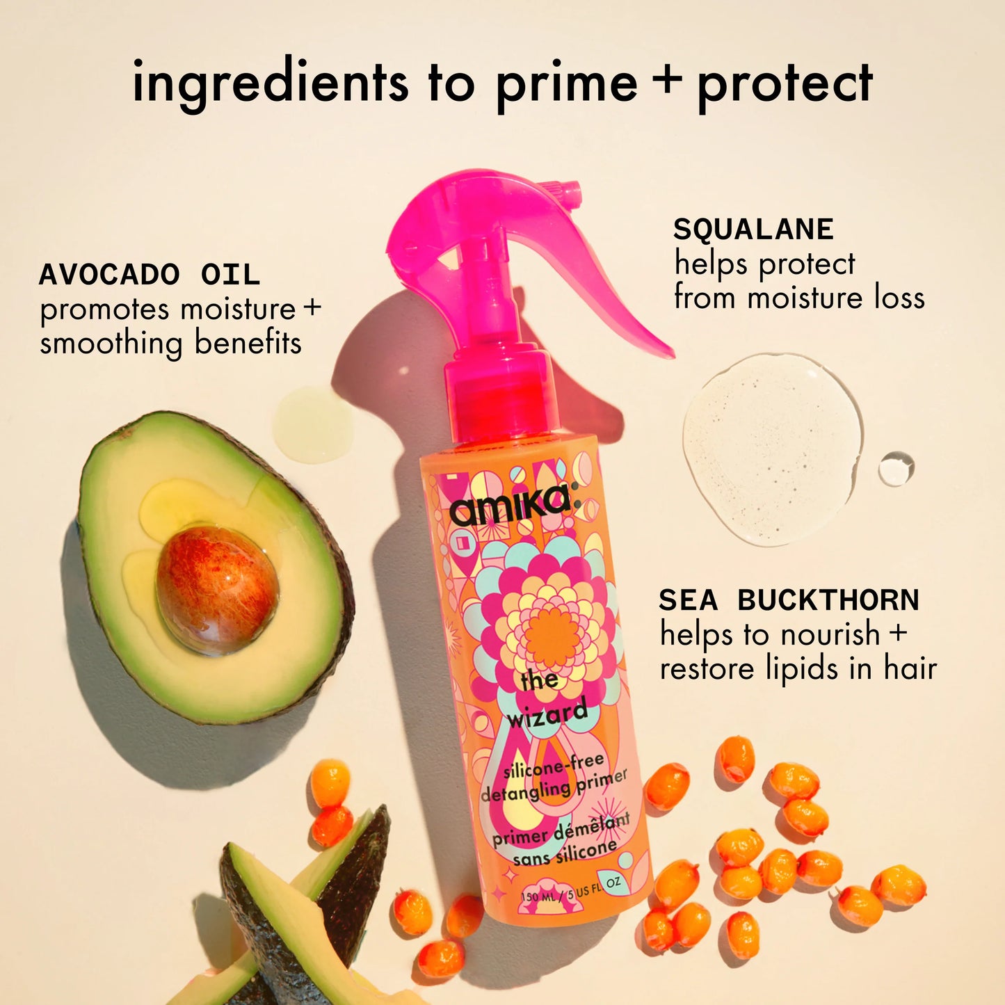 Amika The Wizard Silicone-Free Detangling Primer 150ml