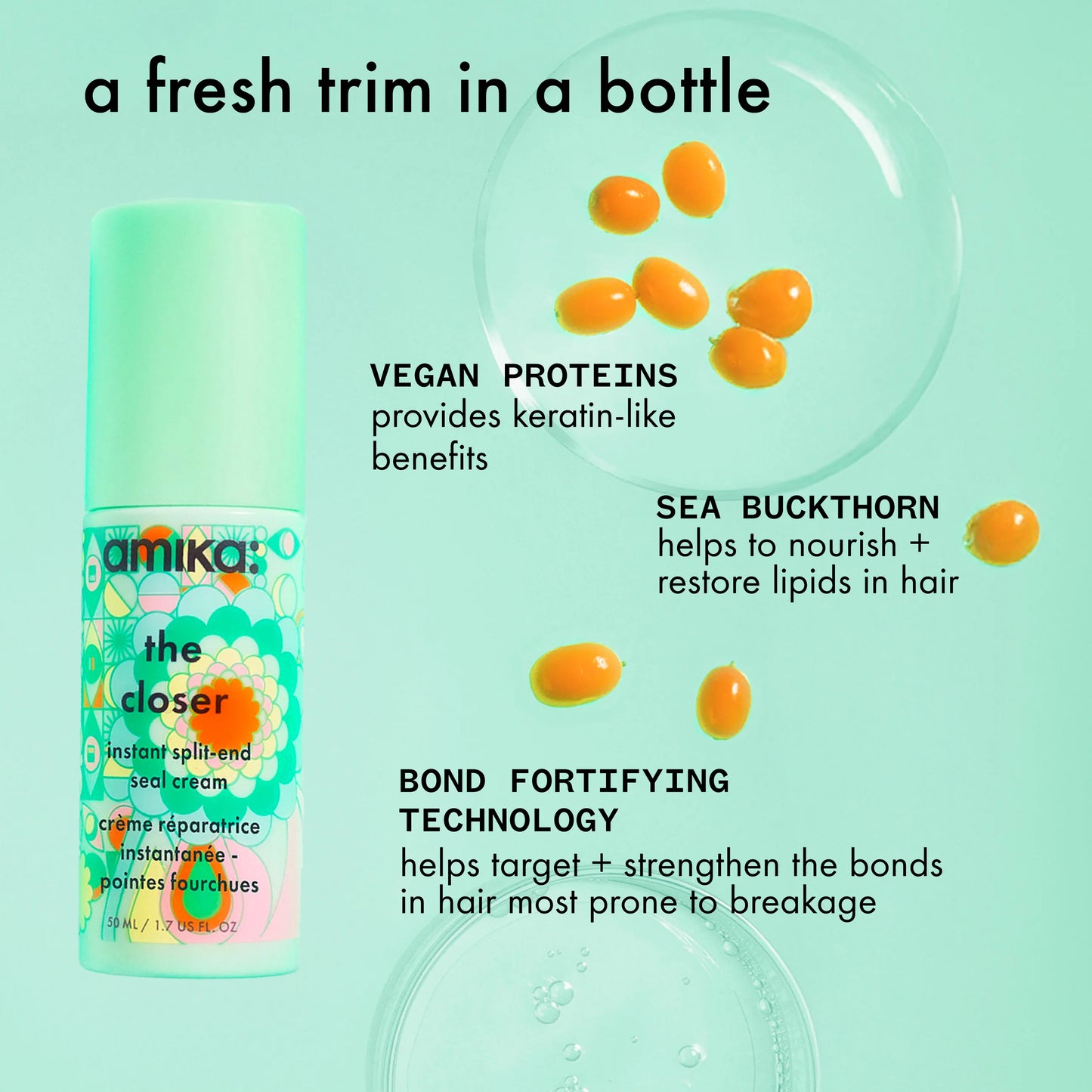 Amika The Closer Instant Split-End Seal Cream 50ml