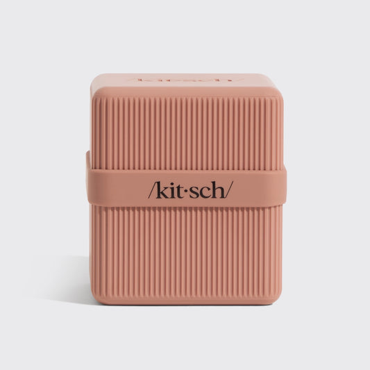 Kitsch 2-Compartment Travel Case-Terracotta