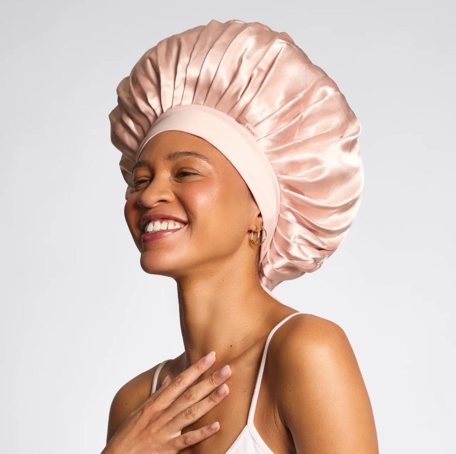 Kitsch Adjustable Oversized Satin Bonnet- Curl Care – Curl Care