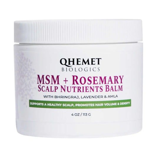 Qhemet Biologics MSM & Rosemary Scalp Nutrients Balm