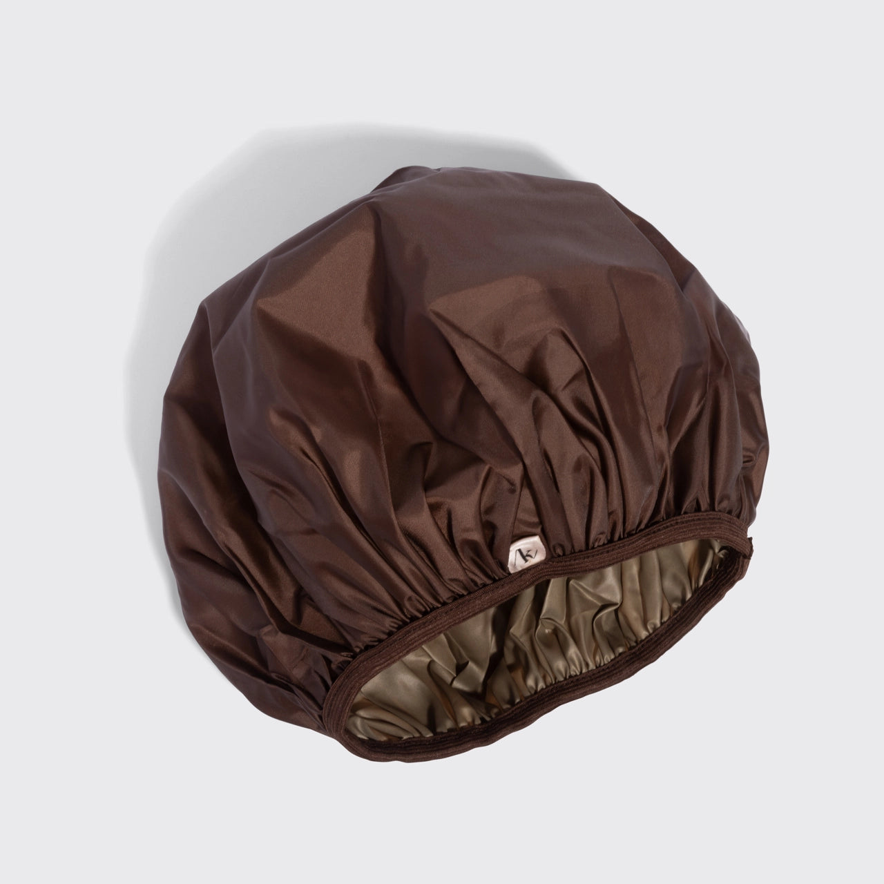 Kitsch Shower Cap 2pc Set- Terracotta & Brown