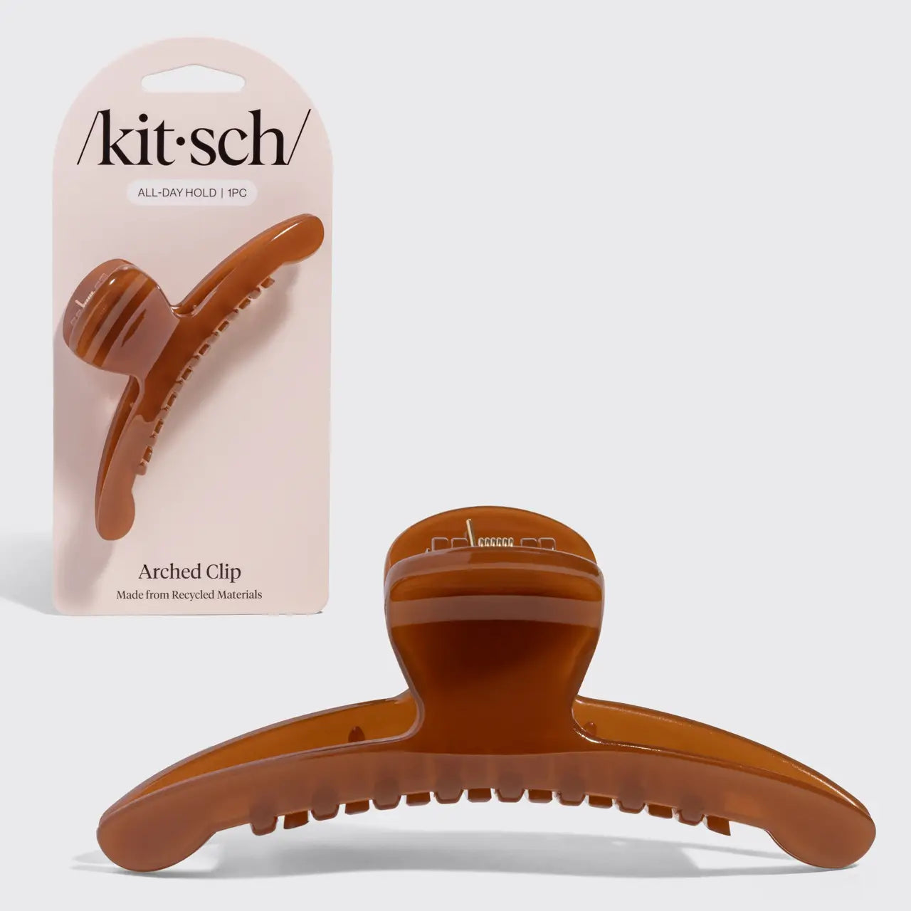Kitsch Recycled Plastic Large Arched Clip
