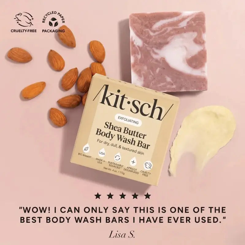 Kitsch Moisturizing Shea Butter Solid Body Wash 4oz
