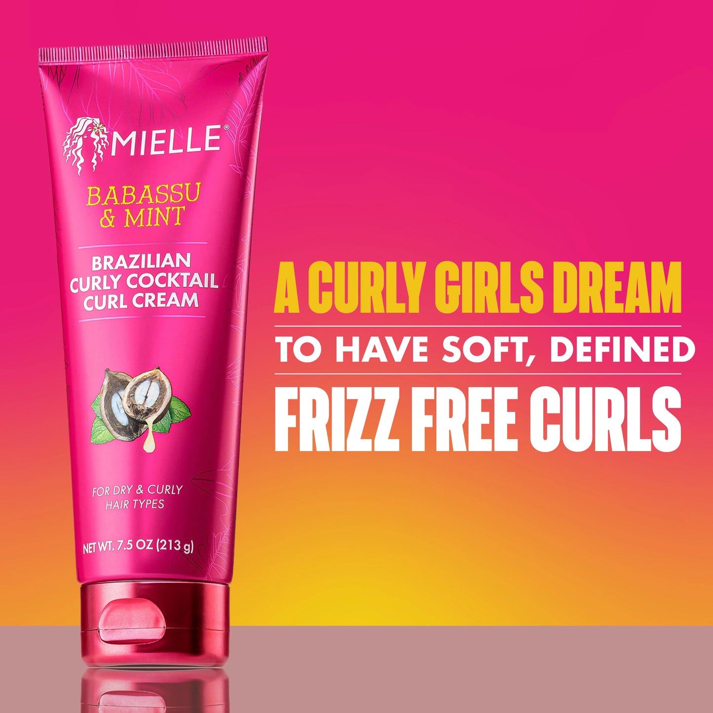 Mielle Babassu & Mint Brazilian Curly Cocktail Curl Cream