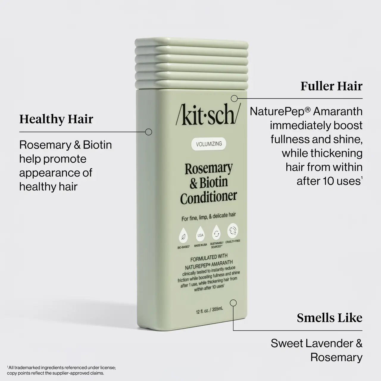 Kitsch Volumizing Rosemary & Biotin Conditioner 12oz