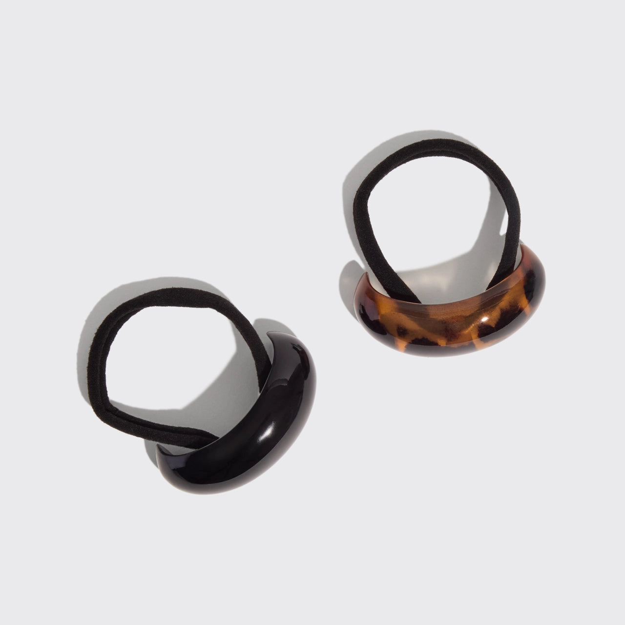 Kitsch Black & Tort Cloud Cuffs- Medium