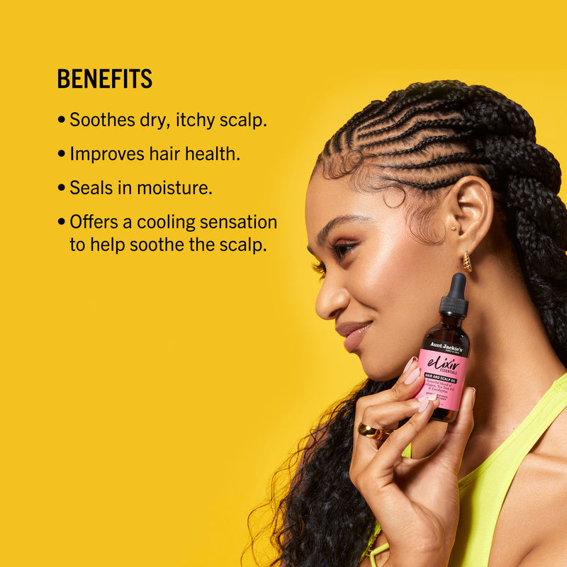 Aunt Jackie's Collagen, Tea Tree Oil & Eucalyptus Elixir Hair & Scalp Oil