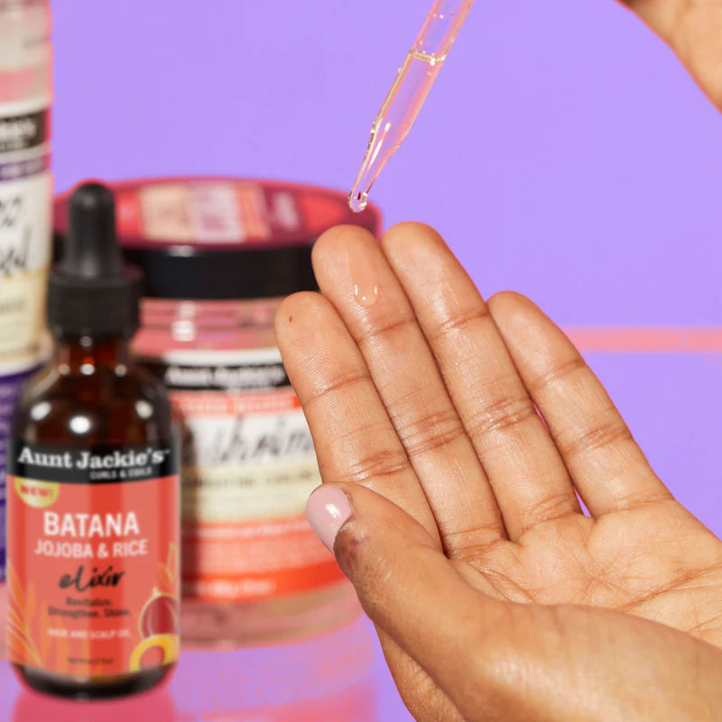 Aunt Jackie's Batana, Jojoba & Rice Elixir Hair and Scalp Oil