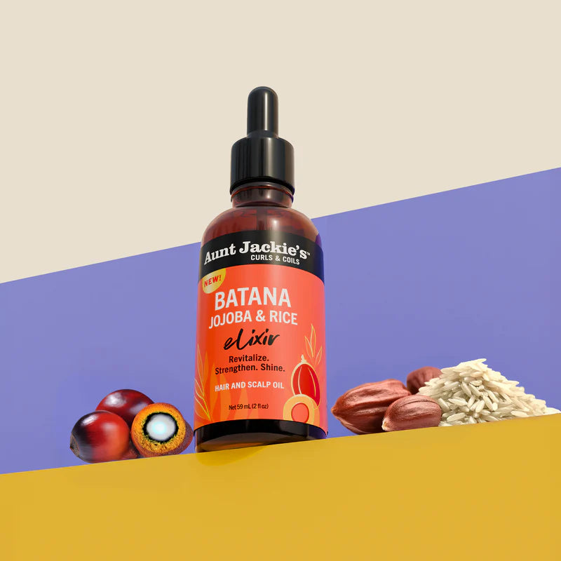 Aunt Jackie's Batana, Jojoba & Rice Elixir Hair and Scalp Oil