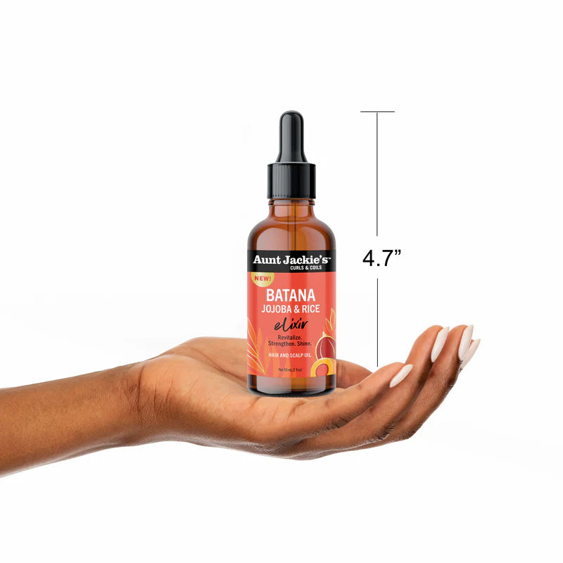 Aunt Jackie's Batana, Jojoba & Rice Elixir Hair and Scalp Oil