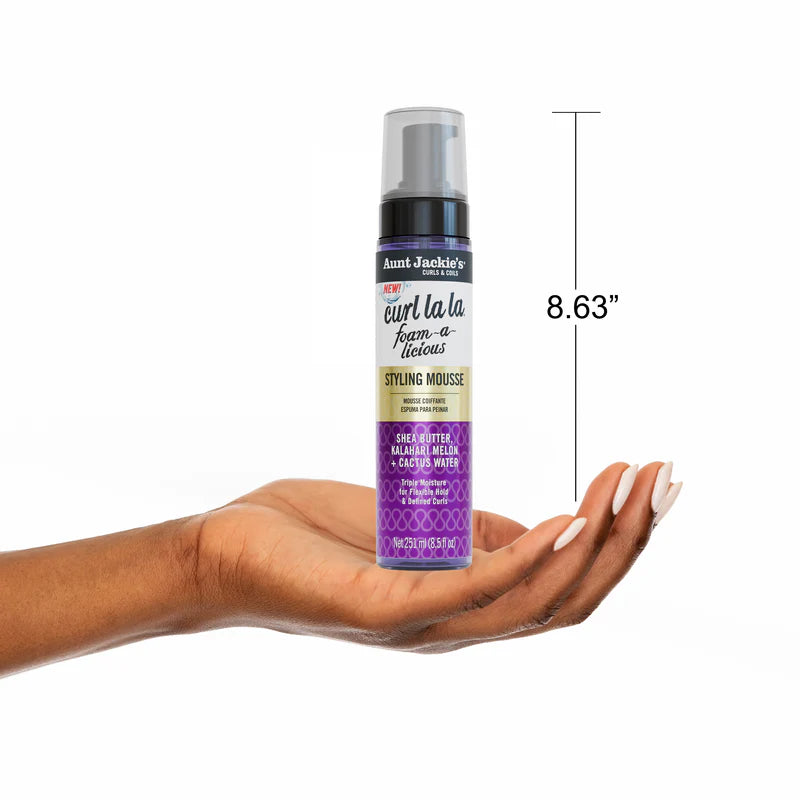 Aunt Jackie's Curl La La Foam-a-licious Styling Mousse