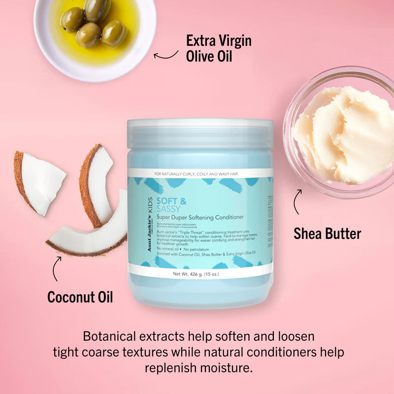 Aunt Jackie's Kids Soft & Sassy Super Duper Softening Conditioner