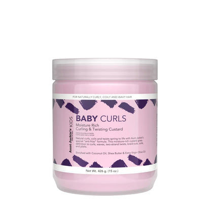 Aunt Jackie's Kids Baby Curls Moisture Rich Curling & Twisting Custard