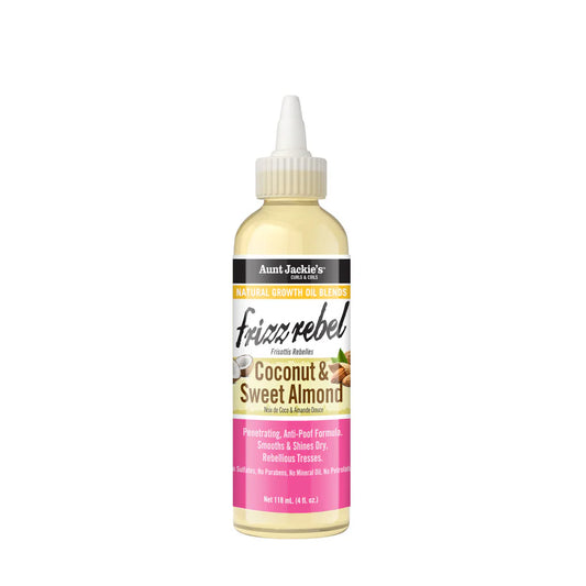 Aunt Jackie's Frizz Rebel Coconut & Sweet Almond Natural Growth Oil Blend