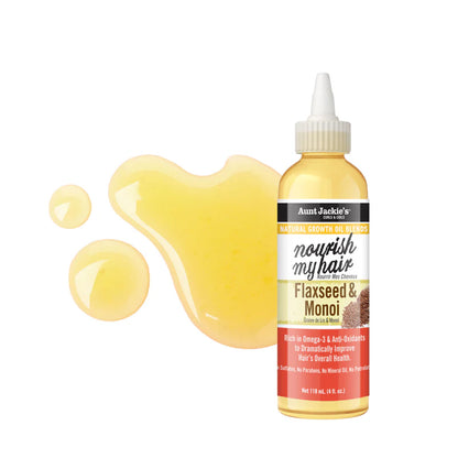Aunt Jackie's Nourish My Hair Flaxseed & Monoi Natural Growth Oil Blend