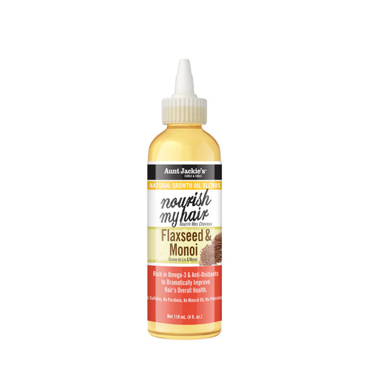 Aunt Jackie's Nourish My Hair Flaxseed & Monoi Natural Growth Oil Blend