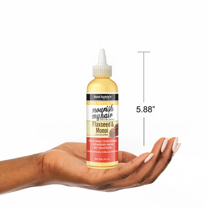 Aunt Jackie's Nourish My Hair Flaxseed & Monoi Natural Growth Oil Blend