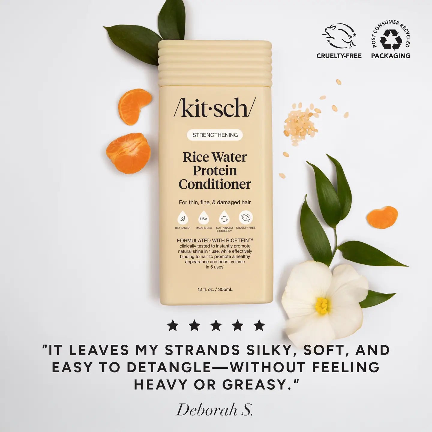 Kitsch Strengthening Rice Water Protein Conditioner 12oz