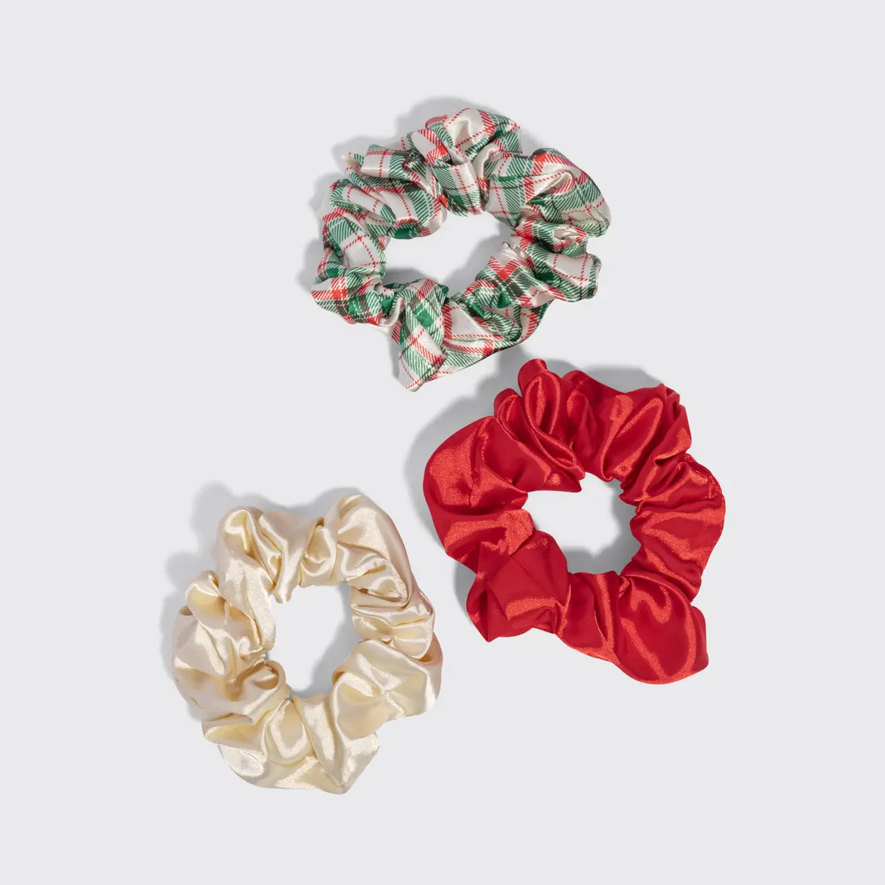 Kitsch Holiday Scrunchies 3pc Set- Multi-Colour
