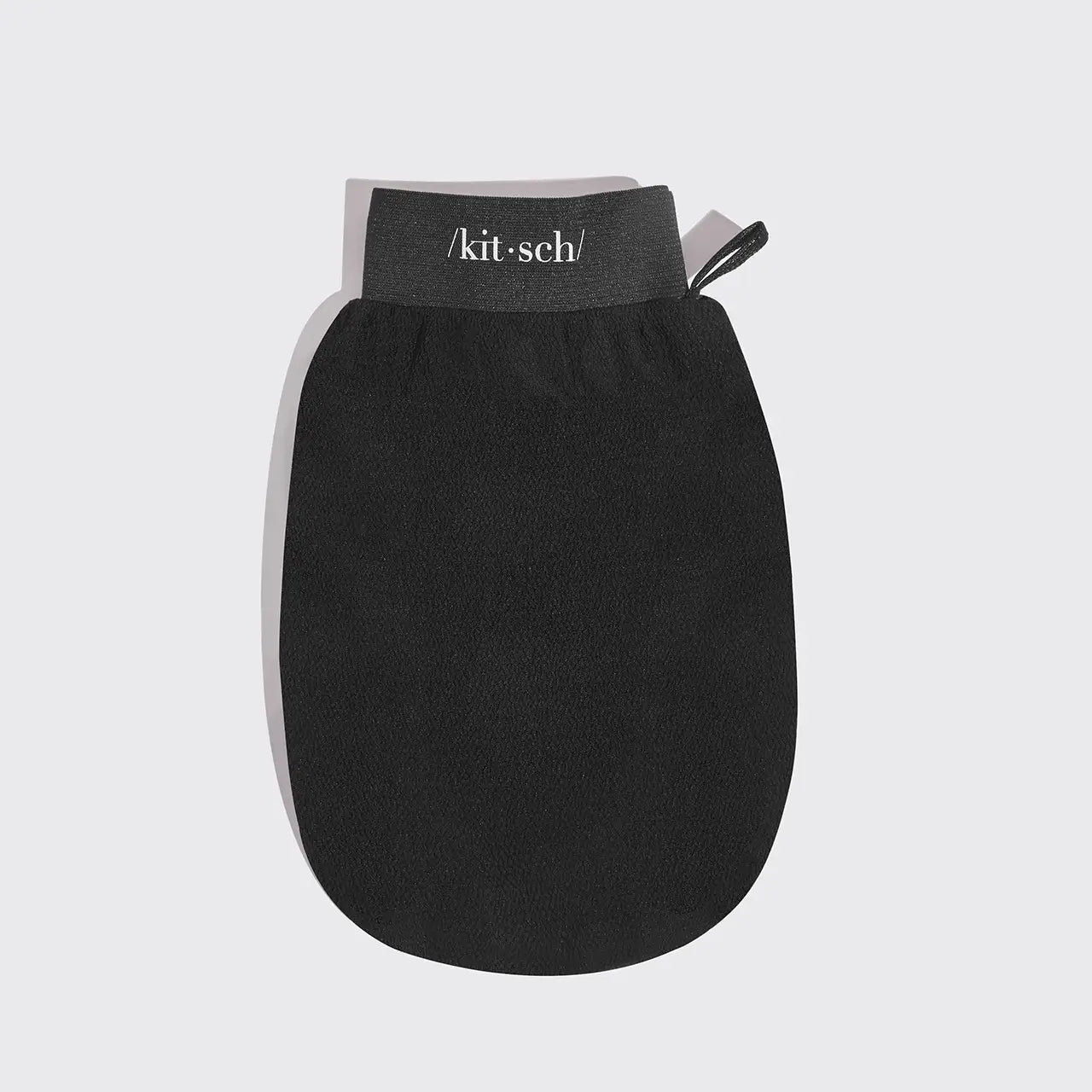 Kitsch Black & Terracotta Exfoliating Gloves 2pc