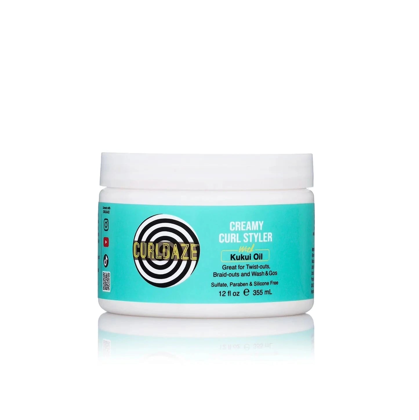 Curldaze Creamy Curl Styler with Kukui Oil