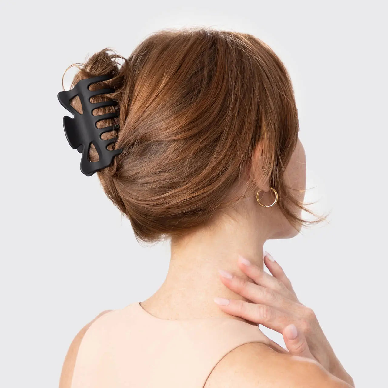 Kitsch Recycled Plastic Large Claw Clip 2pc Set- Black & Tort