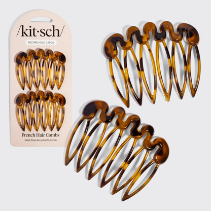 Kitsch French Hair Combs 2pc Set