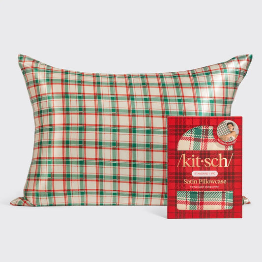 Kitsch Standard Satin Pillowcase- Holiday