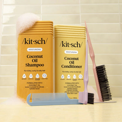 Kitsch Moisturizing Coconut Oil Shampoo & Conditioner Combo