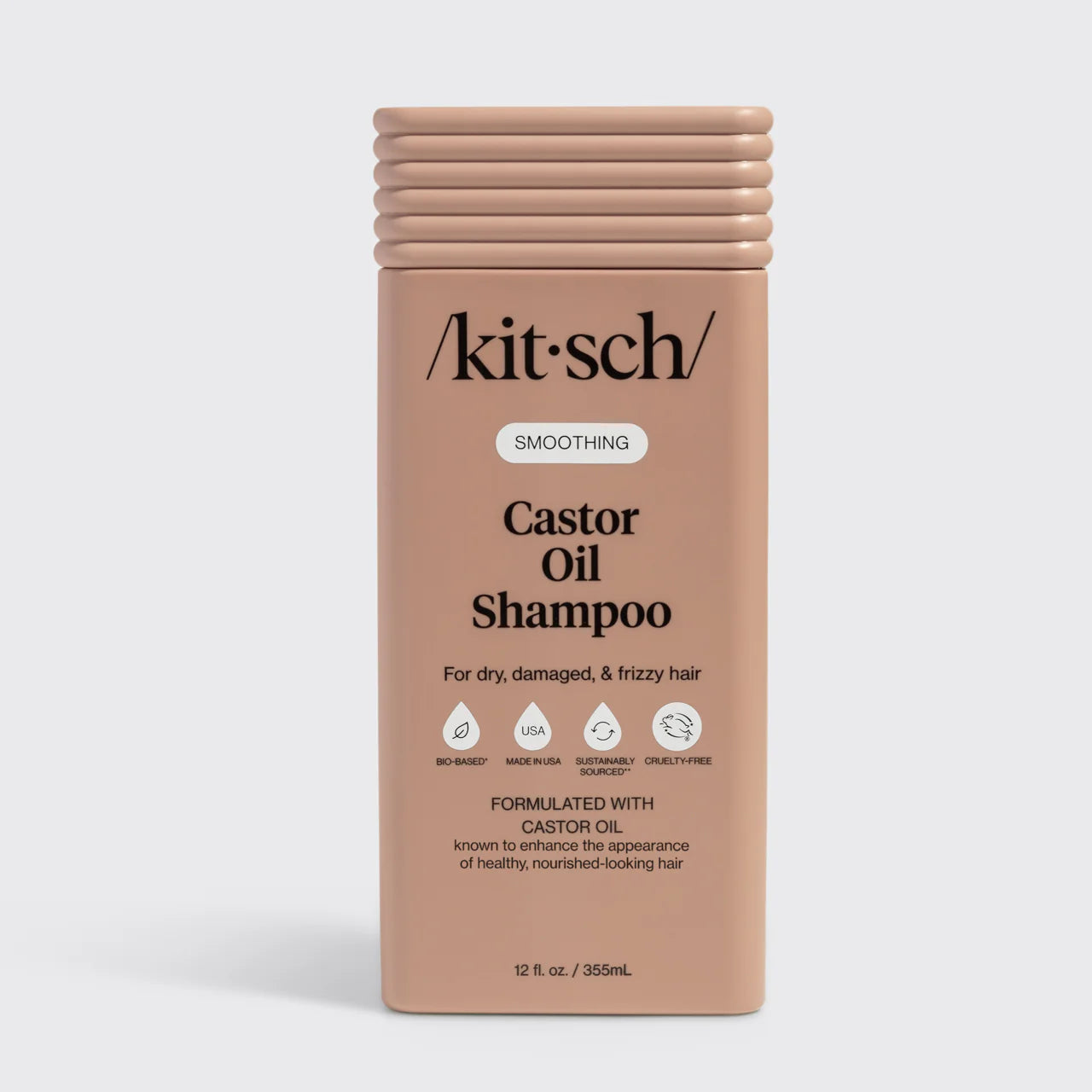 Kitsch Smoothing Castor Oil Shampoo 12oz
