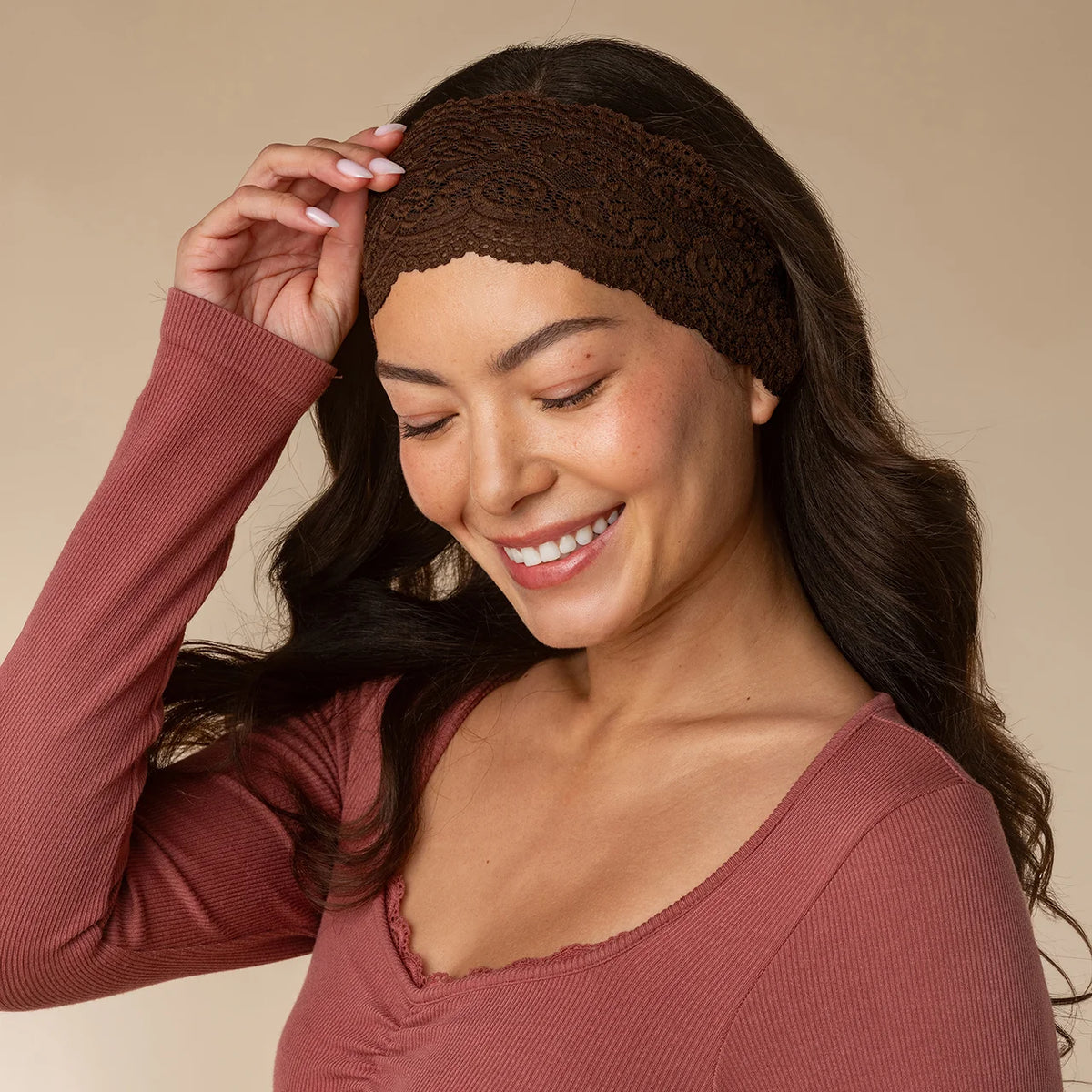 Kitsch Wide Lace Elastic Headbands 2pc Set