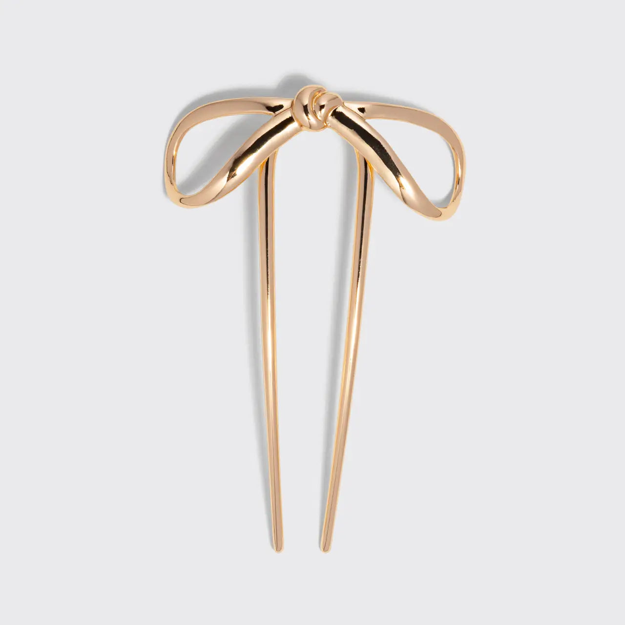 Kitsch Mini Metal Bow French Hair Pin
