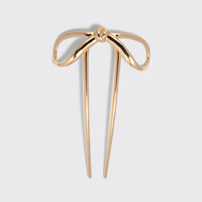 Kitsch Mini Metal Bow French Hair Pin
