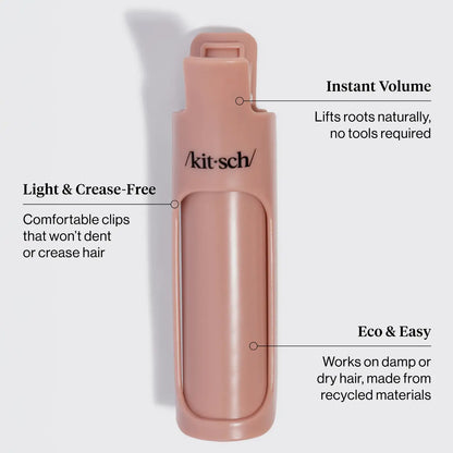 Kitsch Hair Volumizing Clips in Terracotta