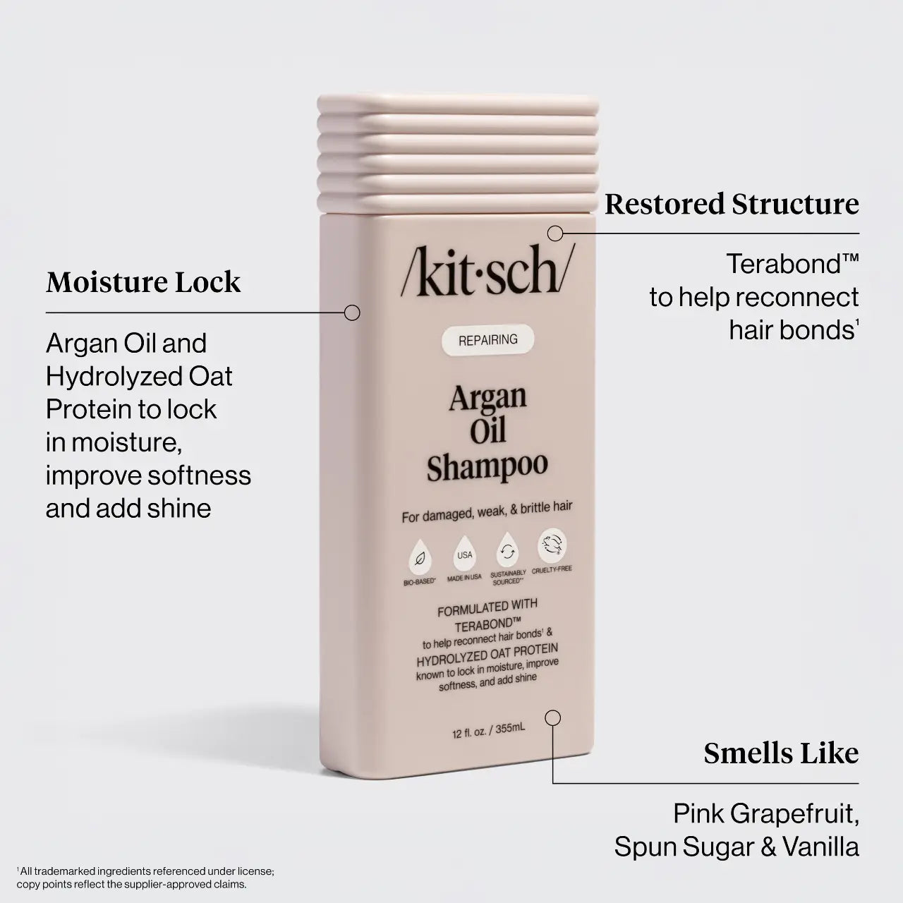 Kitsch Repairing Argan Oil Shampoo 12oz
