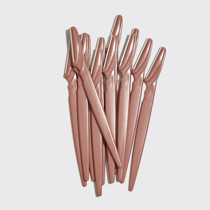 Kitsch Recycled Plastic Dermaplaners 12pc Set - Terracotta