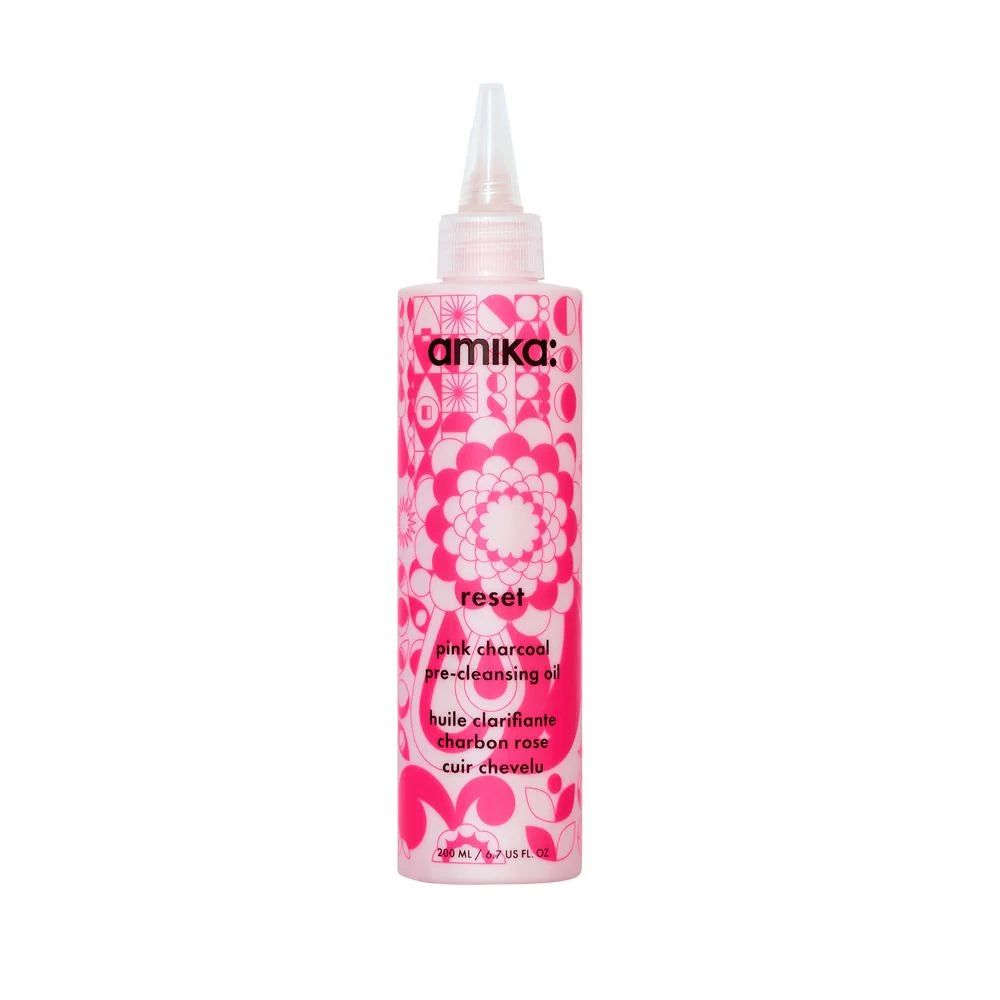 Amika Reset Pink Charcoal Scalp Cleansing Oil 200ml