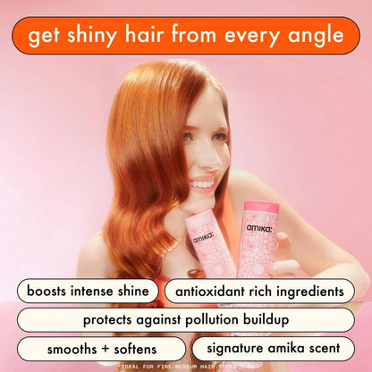 Amika Mirrorball High Shine + Protect Antioxidant Shampoo 275ml