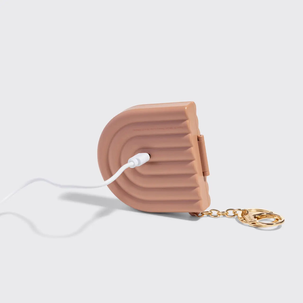 Kitsch LED Compact Mirror Keychain- Terracotta