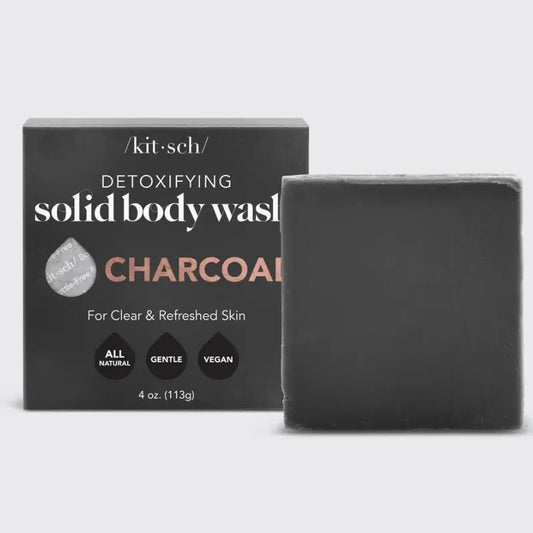 Kitsch Detoxifying Charcoal Solid Body Wash
