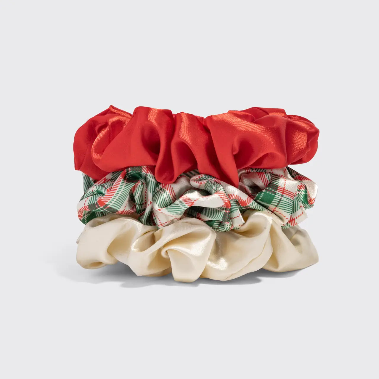 Kitsch Holiday Scrunchies 3pc Set- Multi-Colour