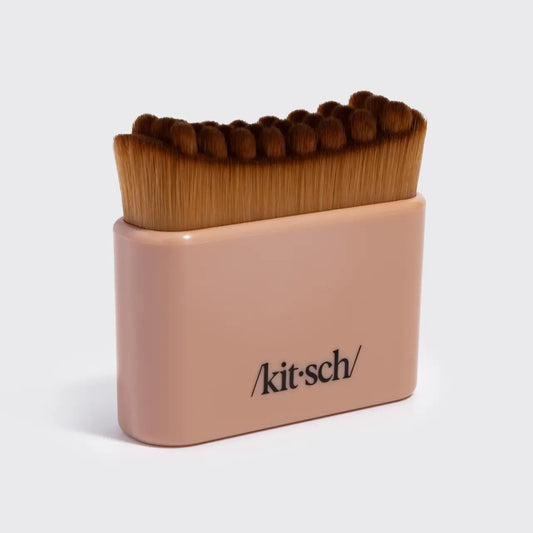 Kitsch Lymphatic Contour Face Brush- Terracotta