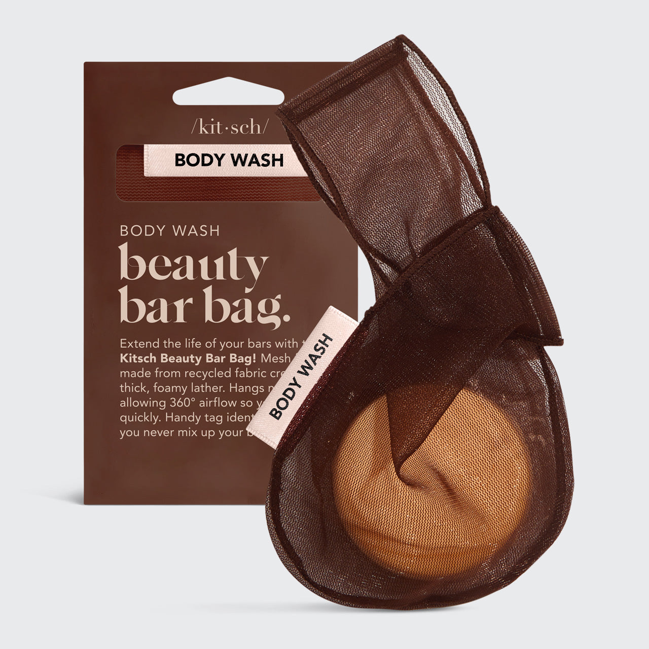 Kitsch Chocolate Body Wash Beauty Bar Bag