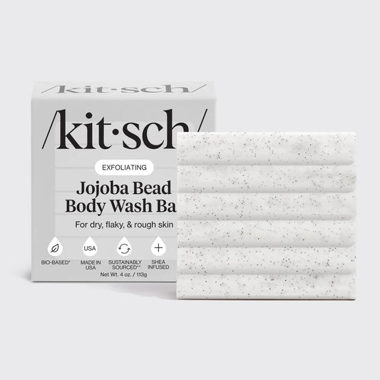 Kitsch Jojoba Bead Exfoliating Body Wash Bar