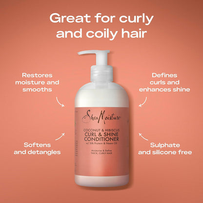Shea Moisture Coconut & Hibiscus Curl & Shine Conditioner