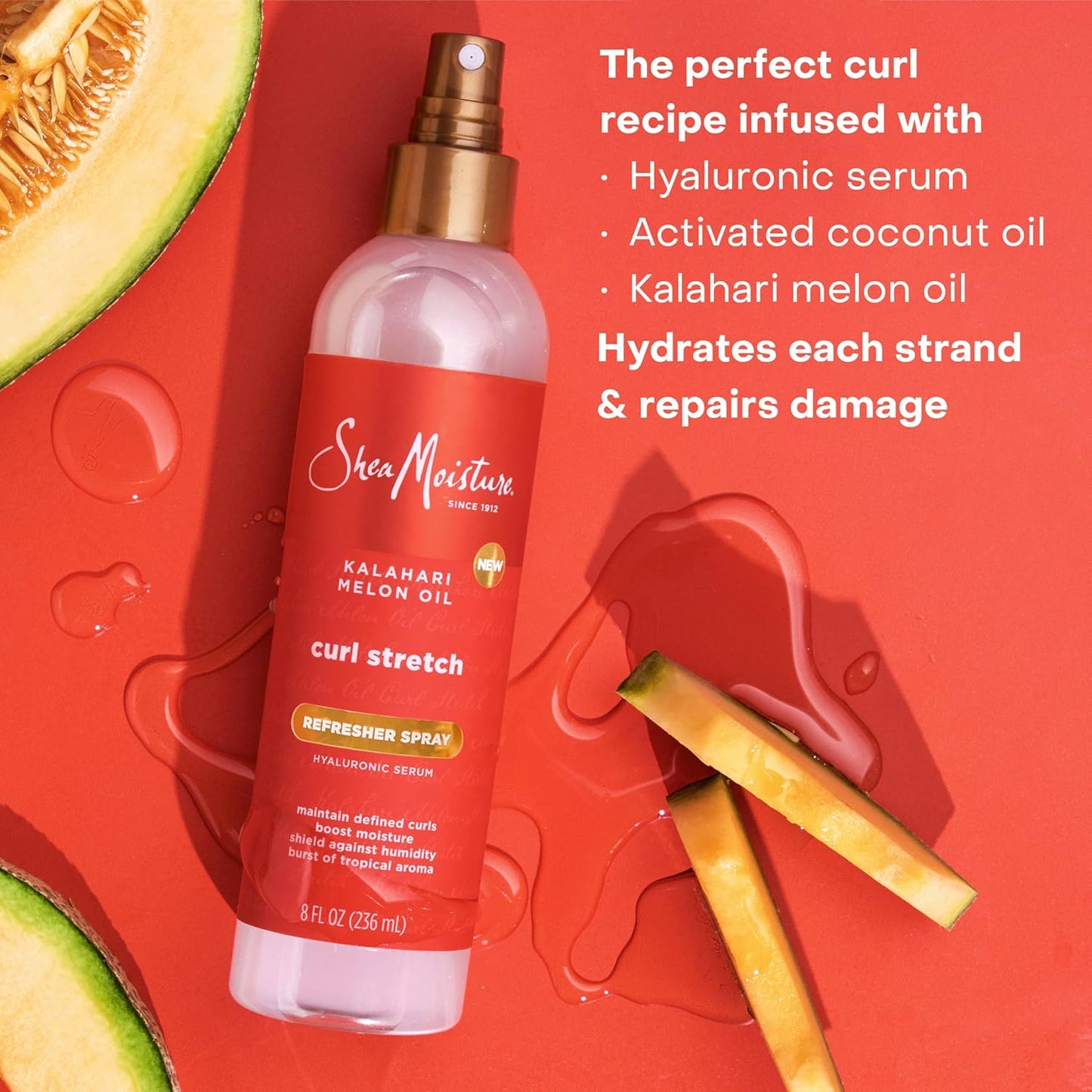 Shea Moisture Kalahari Melon Oil Curl Stretch Refresher Spray